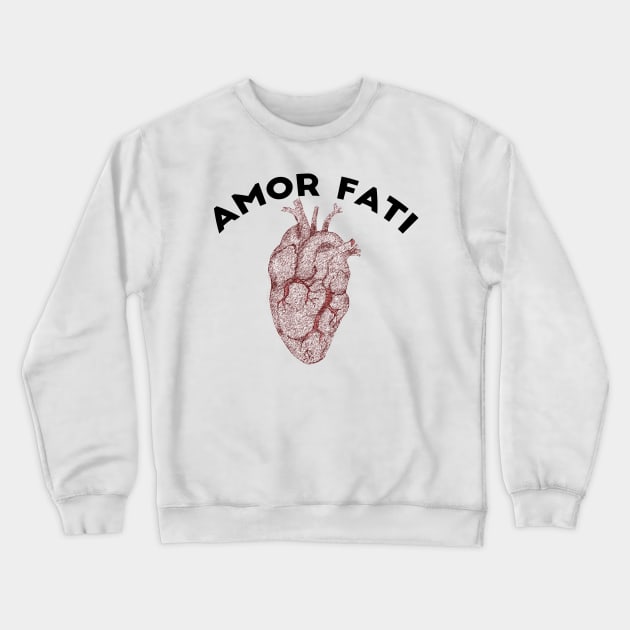 Stoics Amor Fati Crewneck Sweatshirt by emma17